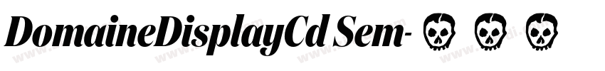 DomaineDisplayCd Sem字体转换